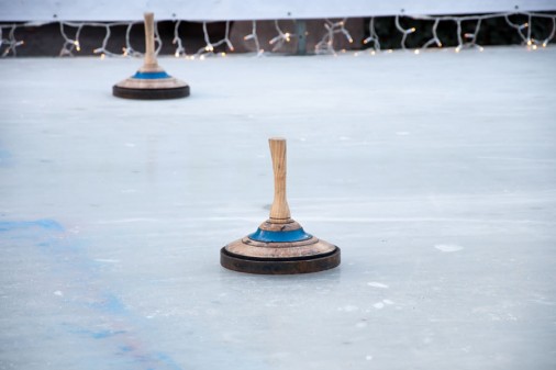 Eisstockschießen im Hubengut